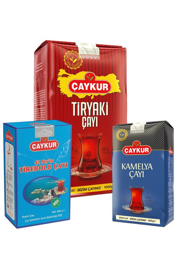 Tiryaki 1kg, Camellia 500Gr, 42 No. Tirebolu 500Gr Bulk Tea Package