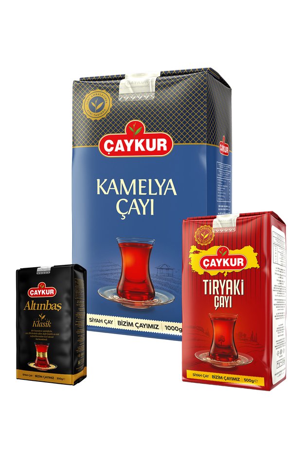 Tiryaki 500Gr, Kamelya 1kg, Altınbaş 200Gr Bulk Tea Package
