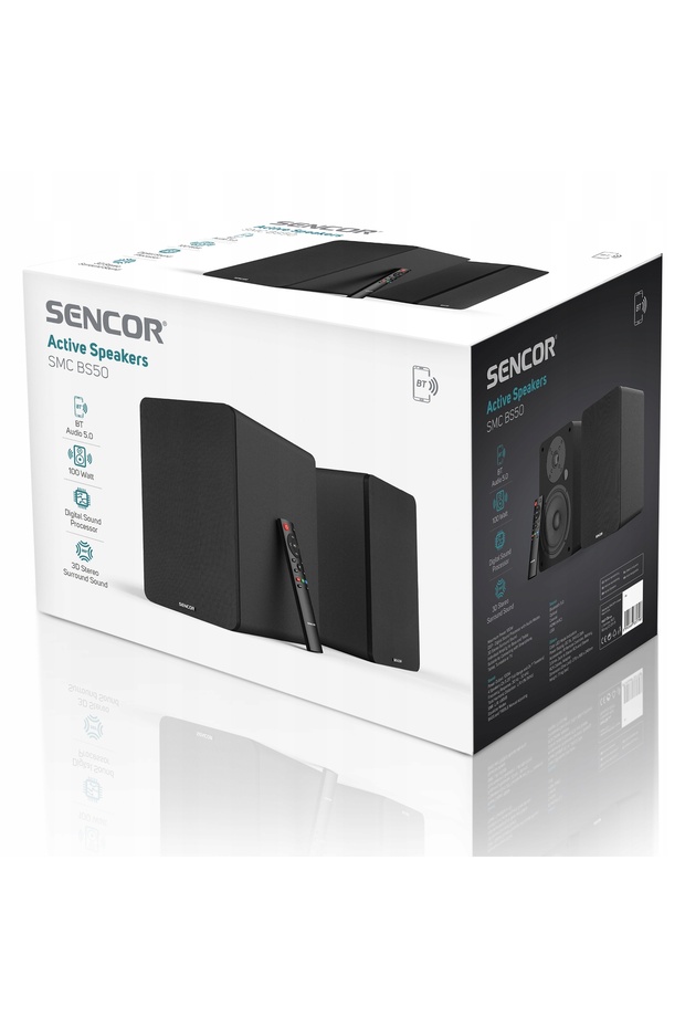 SMC BS50 200W HDMI USB Bluetooth 5.0 procesor DSP boxe active