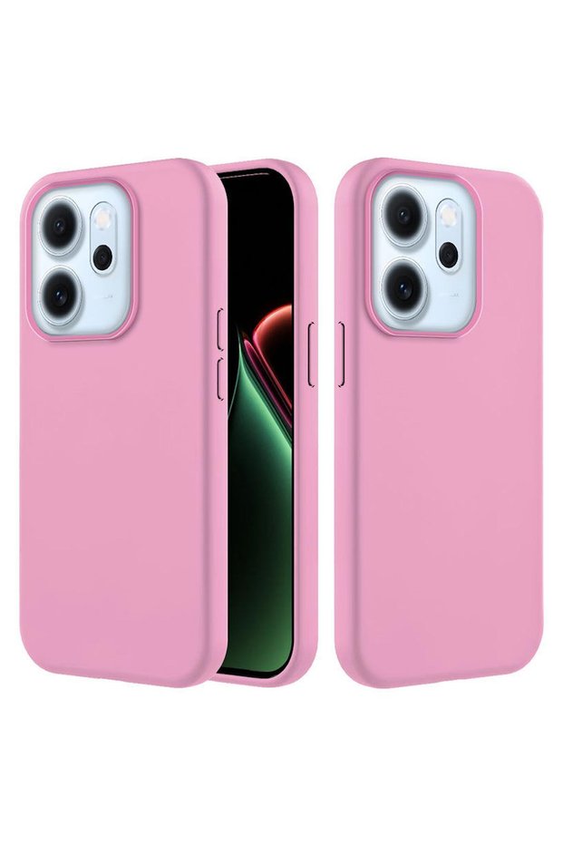Oppo Reno14 F Compatible Case with Velvet Interior and Erasable Launch Case in Pink