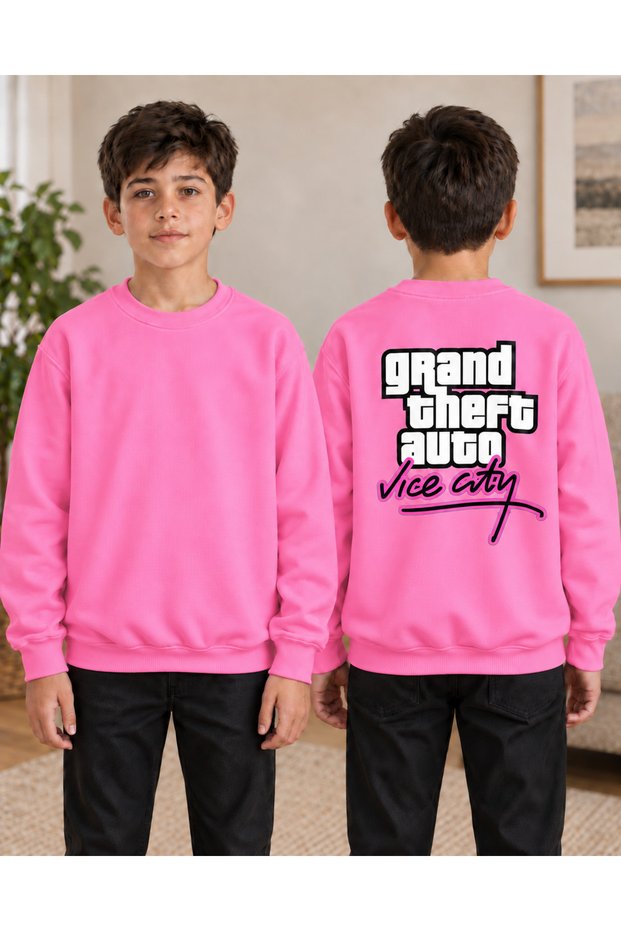Children's Sweatshirt Crew Neck – Winter Hooded Sweatshirt.