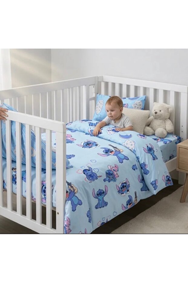 Baby Bedding Set 4 Pieces | 150 X 100 | Cloudy