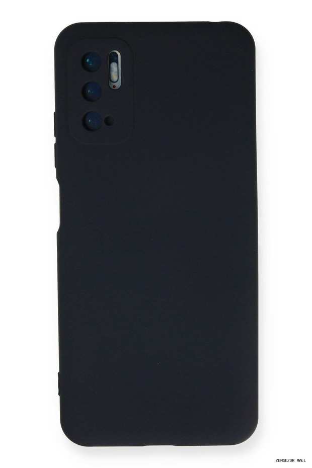 Zngzrmll Newface Poco M3 Pro Case Nano Inside Velvet Silicone (212440) - Navy Blue
