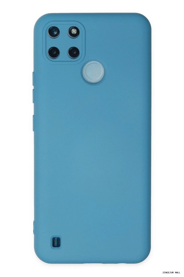 Zngzrmll Newface Realme C25Y Case Nano Inside Velvet Silicone (223050) - Blue