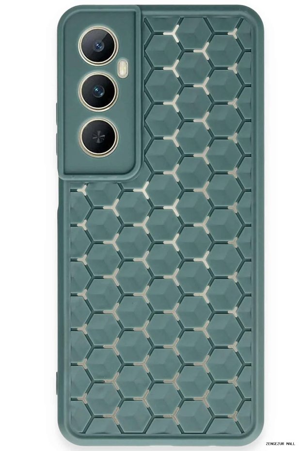 Zngzrmll Newface Realme C65 Case P Silicone Cover - (224502) Dark Green