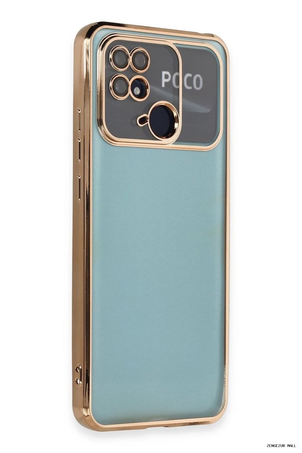 Zngzrmll Newface Redmi 10C Case with Lens Silicone (232727) - Gold