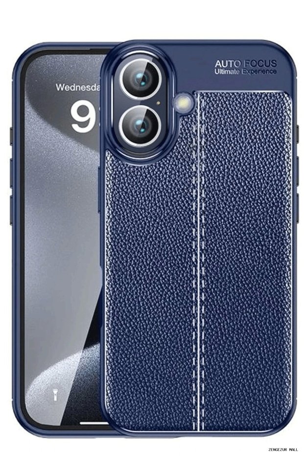 Zngzrmll Newface iPhone 16 Plus Case Auto Focus Cover (233907) - Navy Blue