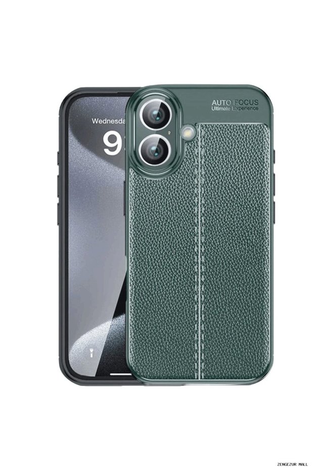 Zngzrmll Newface iPhone 16 Plus Case Auto Focus Cover - (233905) Dark Green