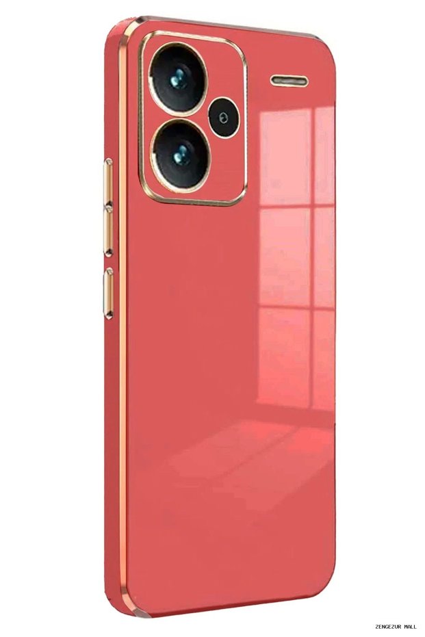 Zngzrmll Newface Redmi Note 13 Pro Plus Case Volet Silicone (234450) - Red