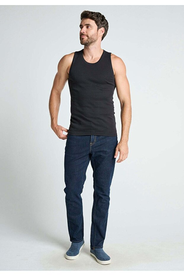 Modern Classic 100% Cotton Ribbed Men's Undershirt 2-Pack