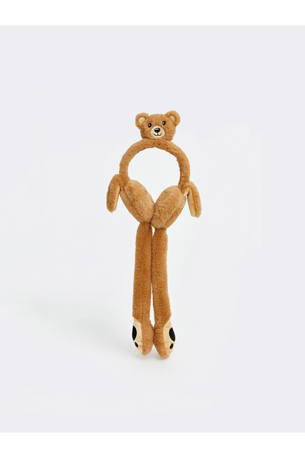 Brown Teddy Boys' Headphones with Moving Ears