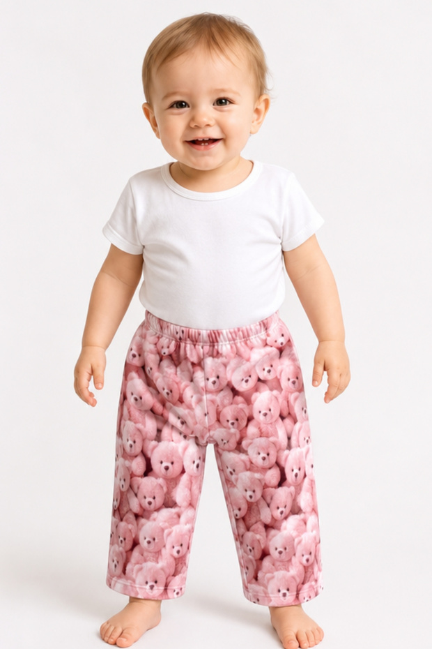 Fun 3D Teddy Pattern Casual Comfortable Cut Baby-Child Underwear