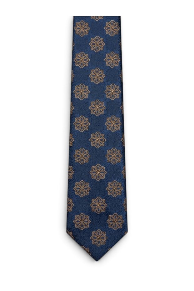 Edi Navy Blue Patterned Tie