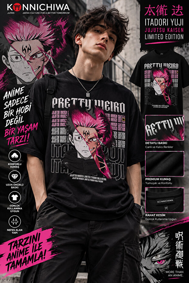 Jujutsu Kaisen Satoru Gojo Suguru Geto Sukuna Printed Black T-Shirt Tee Tshirt – Anime Crew Neck