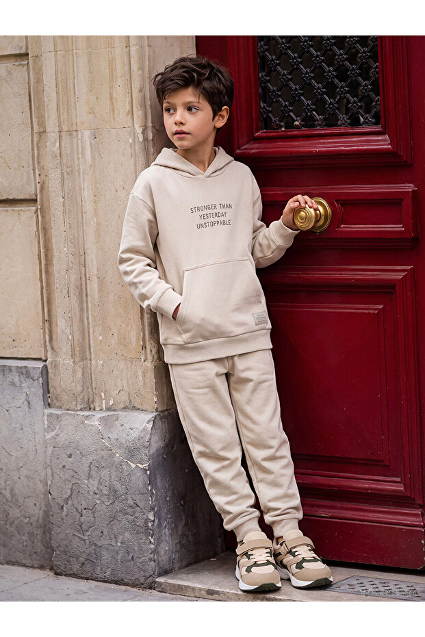 Two Mt Shop Quality Lcw Steps Beige Boys' Sneaker
