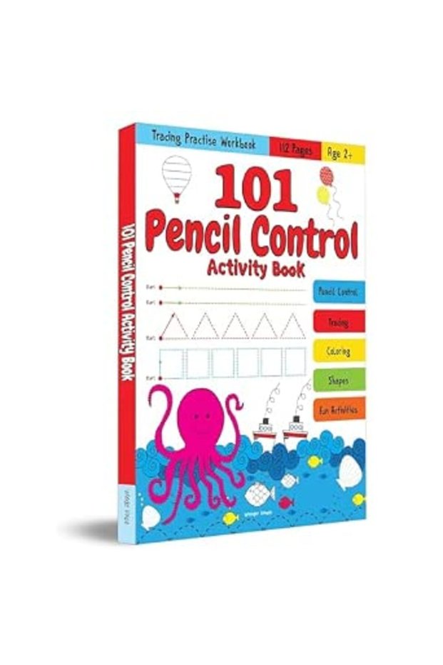 101 Pencil Control Activity Book: Tracing Practise Book