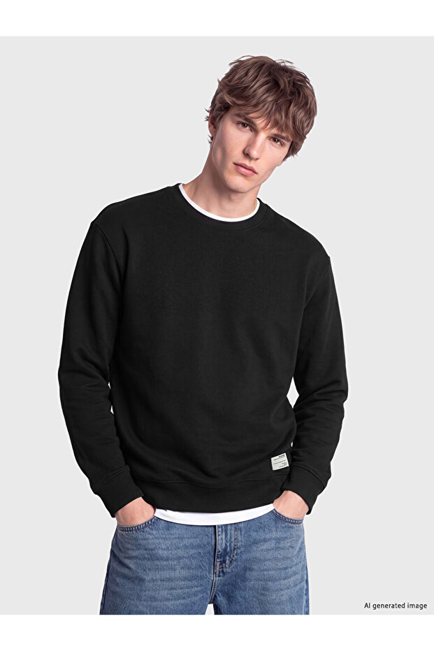 Esvab • Modern & Distinctive Zero Roba Collar Men's Thick Sweatshirt