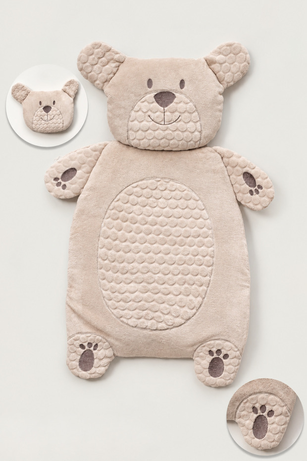 Baby Diaper Set with Teddy Bear Figure