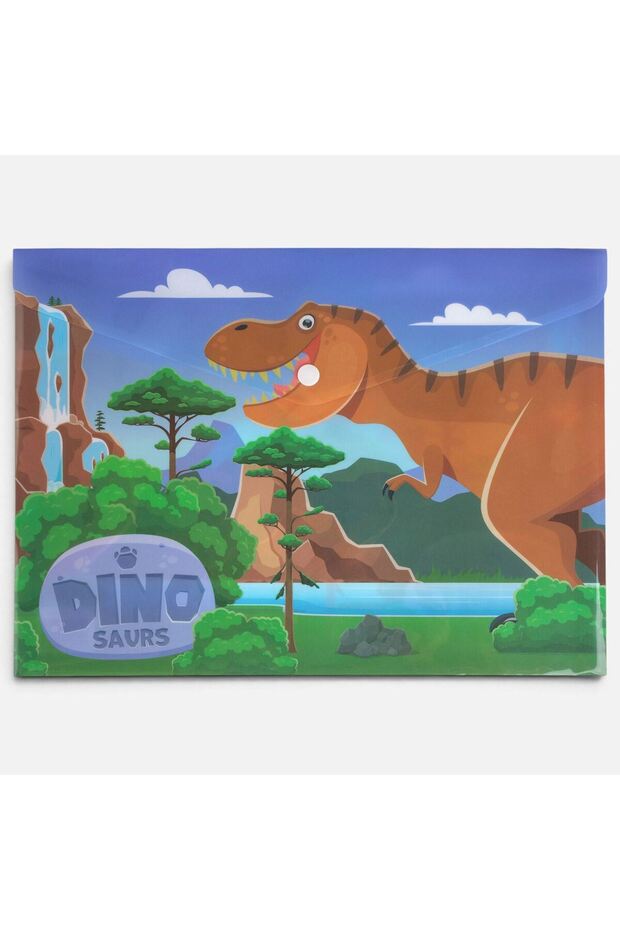 Dinosaur Model Stapled Folder 33x24cm