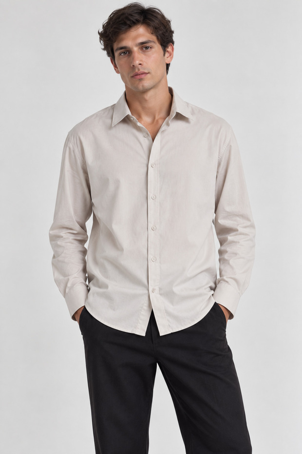 Cream color shirt