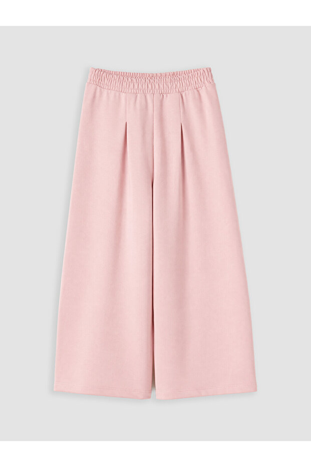 Two Mt Shop Quality Pink 2 Thread Flat Loose & Wide Leg Girls' Pants