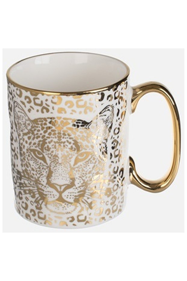New Bone White Christmas Mug with Patterned 370ml