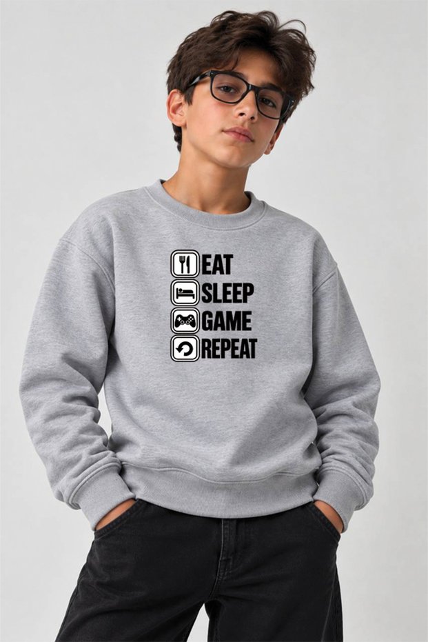Children's 3 Thread Crew Neck Sweatshirt