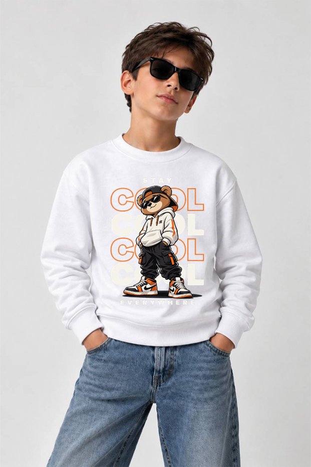 Children's 3 Thread Crew Neck Sweatshirt