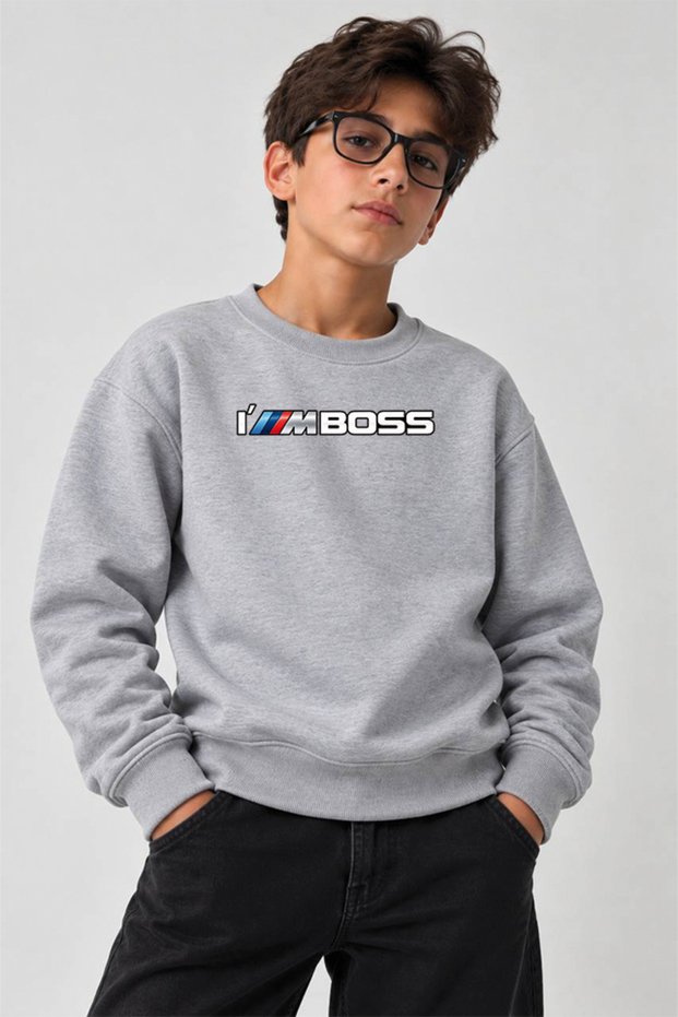 Children's 3 Thread Crew Neck Sweatshirt