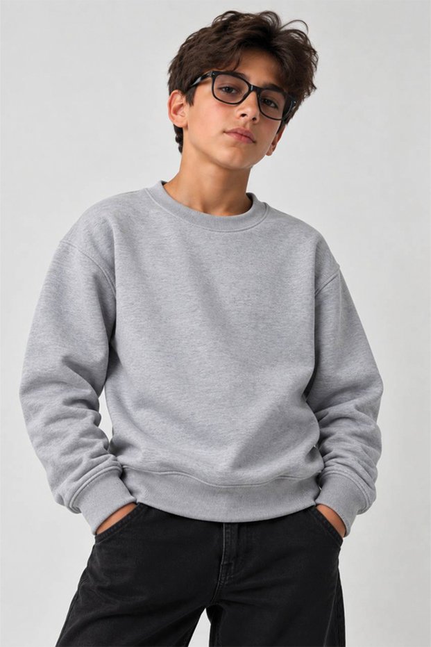 Children's 3 Thread Crew Neck Sweatshirt