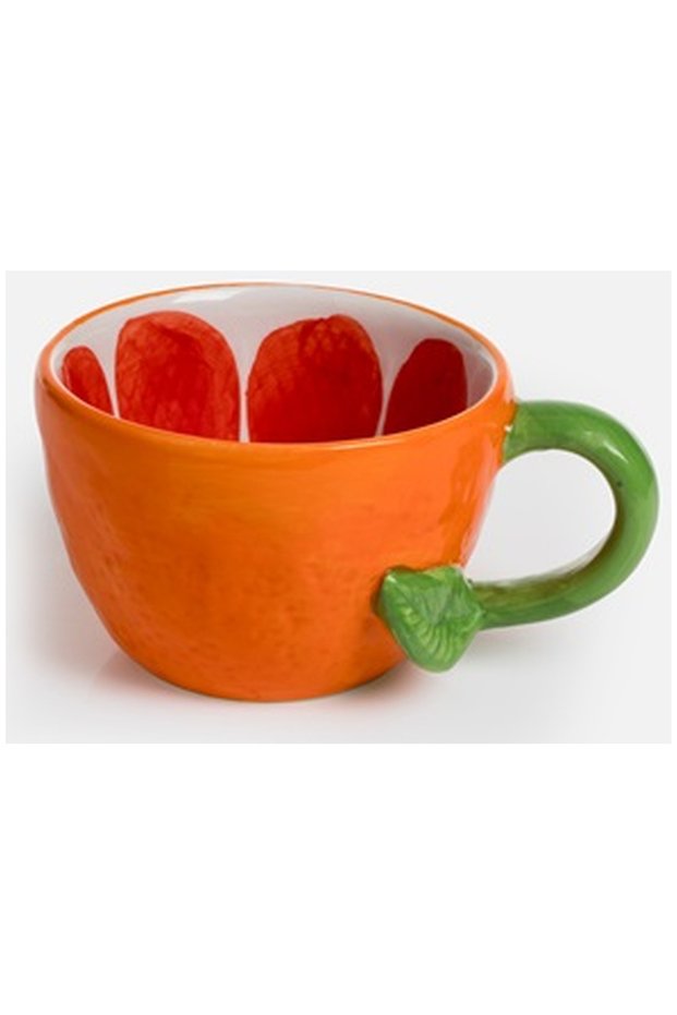 Orange Dolomite Mug 330ml
