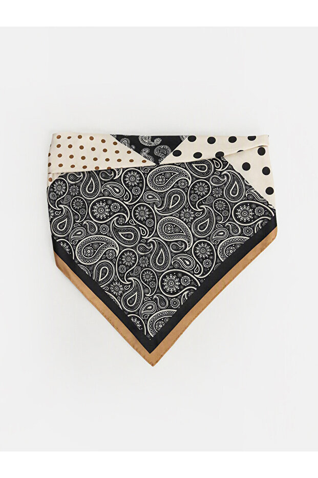 Two Mt Shop Quality Lcw Accessories Black Patterned Women's Belt