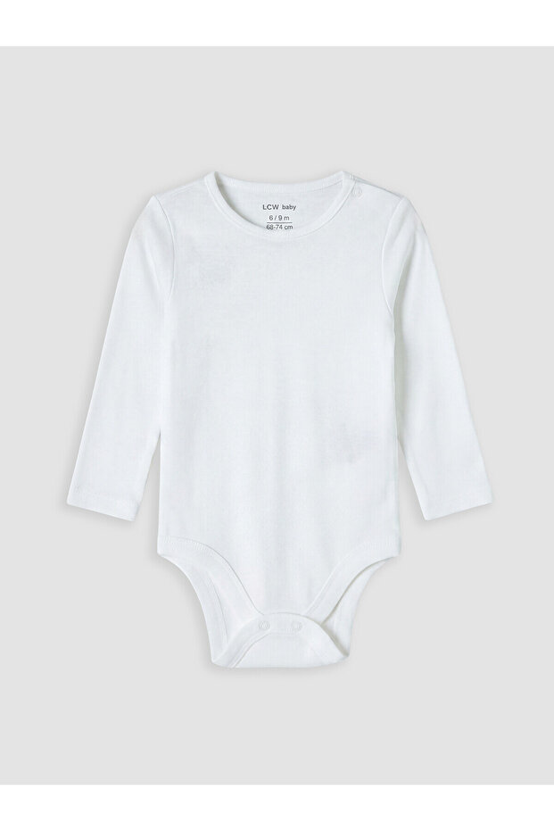 Two Mt Shop Quality White Oval Collar Baby Girl Snap Fastener Bodysuit