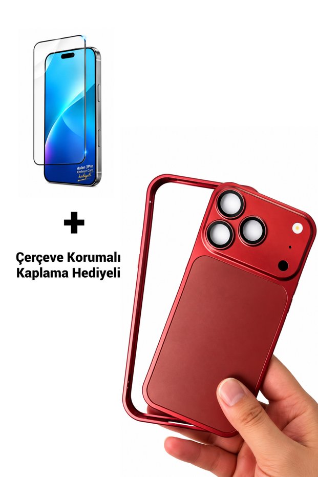 For iPhone 17Promax Phone 18Promax Metal Conversion Kit Set Case Frame Protected Cover Aslan3Pro Glass Transparent Cover