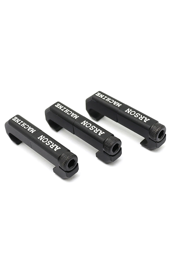 3PCS black 3pcs/Set Wire Guide System Cable Management Rail Cover Picatinny Rail Handguard Wire Guid