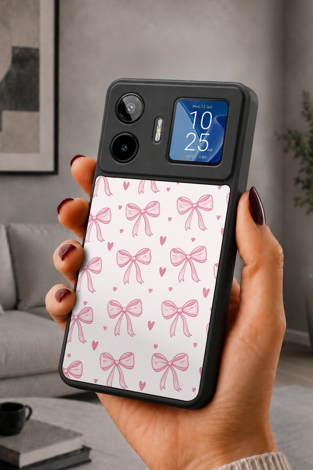 Gm 26 Pro Compatible Printed, Matte Black, Soft Silicone, Protective, Shock Absorbing Cover, Case