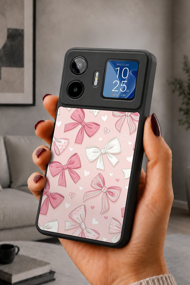 Gm 26 Pro Compatible Printed, Matte Black, Soft Silicone, Protective, Shock Absorbing Cover, Case