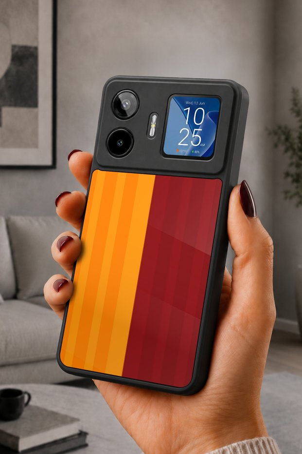 Gm 26 Pro Compatible Printed, Matte Black, Soft Silicone, Protective, Shock Absorbing Cover, Case