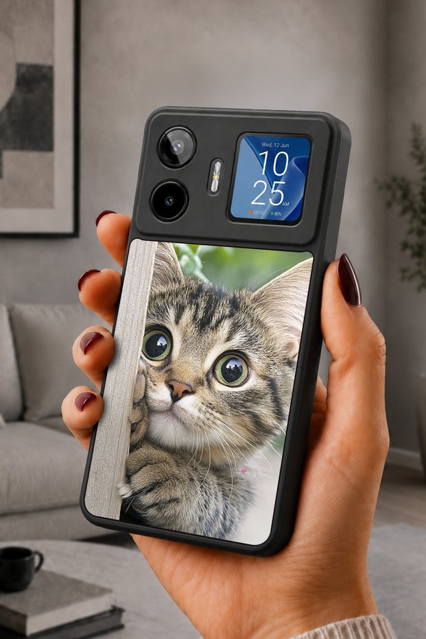 Gm 26 Pro Compatible Printed, Matte Black, Soft Silicone, Protective, Shock Absorbing Cover, Case