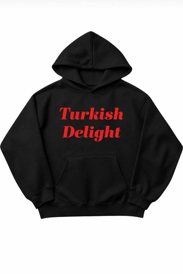 Turkish Delight Printed Oversize Hoodie Hooded Sweatshirt