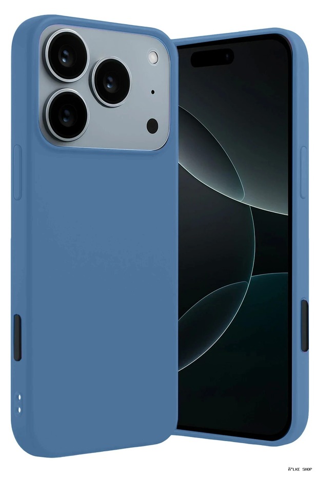 Ilkestor Newface iPhone 17 Pro Max First Silicone (12635) - Blue