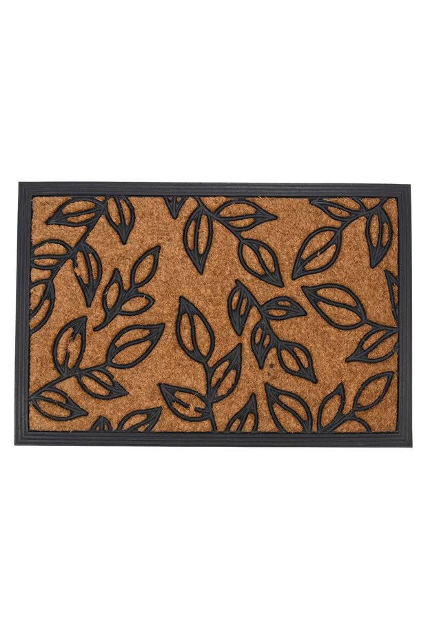 Floor Gardens Rubber Mat W/Leaves Print (40 x 60 cm)