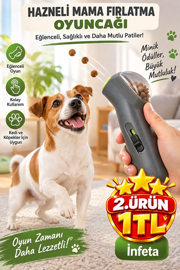 Gray Chambered Cat and Dog Treat Dispenser Interactive Training and Play Device