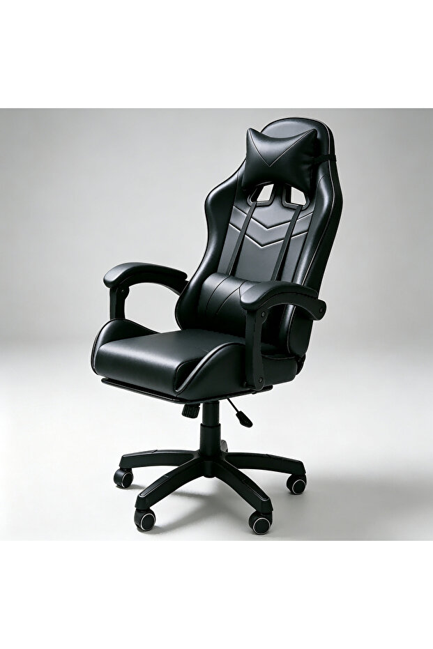 Adjustable Ergonomic Gaming Chair, High Back Swivel Computer Desk Chair, Racing Style Office Chair for Gamers and Office Workers