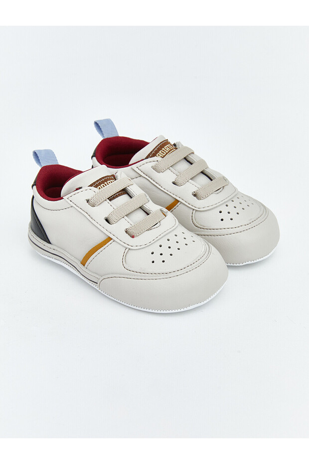 Alita City Lcw Steps Beige Baby Boy First Step Shoes with a Difference