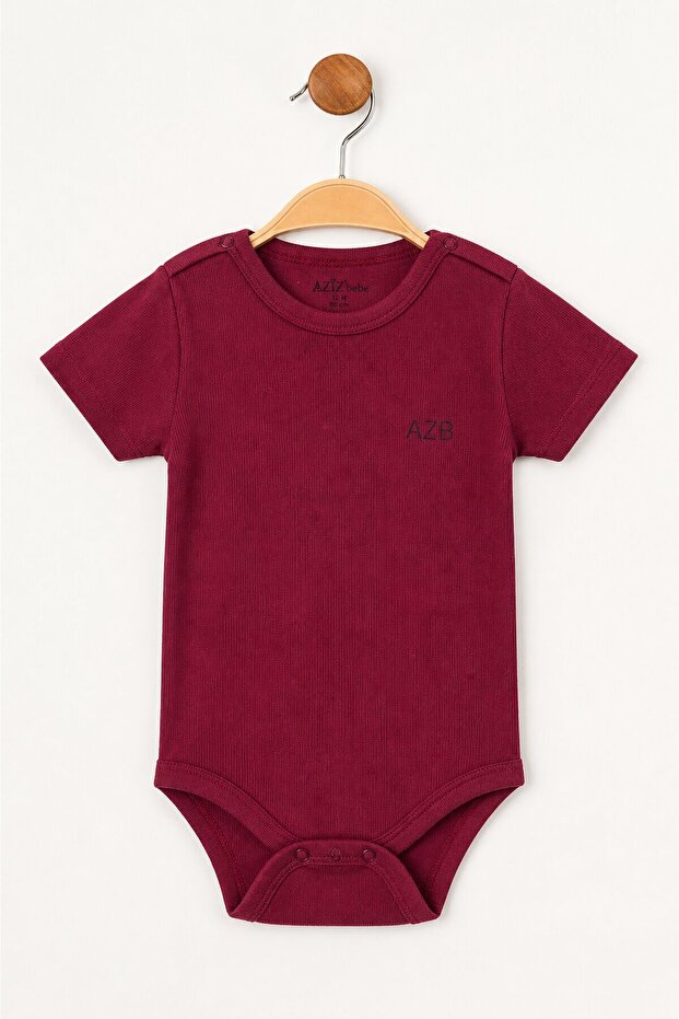 Baby Boy Girl 100% Cotton Bodysuit & Bodysuit with Snap Fasteners