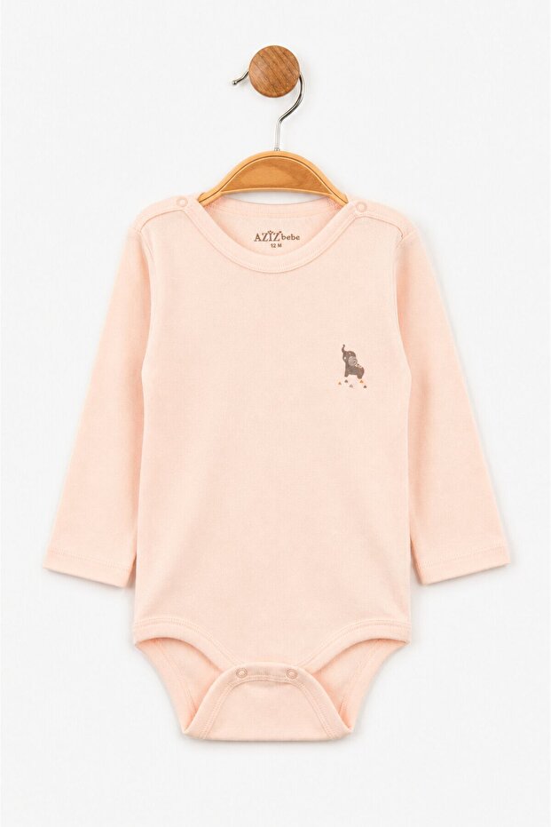Baby Boy Girl 100% Cotton Bodysuit & Bodysuit with Snap Fasteners