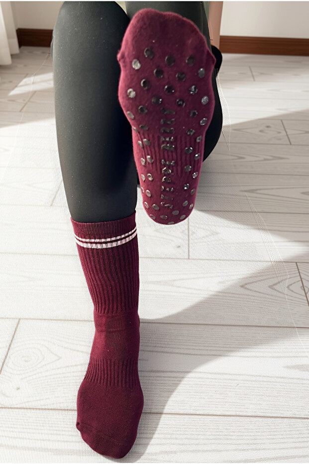 Cotton Non-Slip Sole Towel Yoga and Pilates Socks