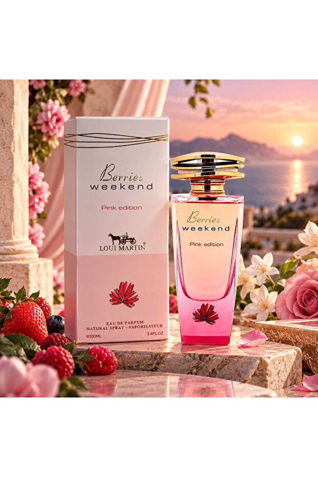 Berries Weekend Pink Edition Eau de Parfum 100ml – Fruity Floral Fragrance for Women