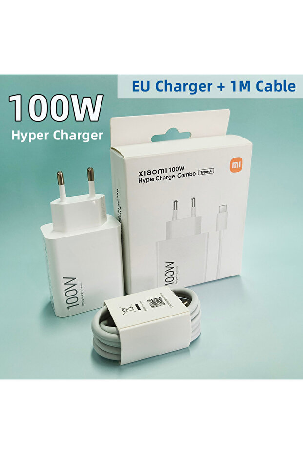 EU Add 1M Cable 100W Charger Original Mi 17 Ultra 15t Poco F8 M8 Pro F7 Redmi Phone Ch